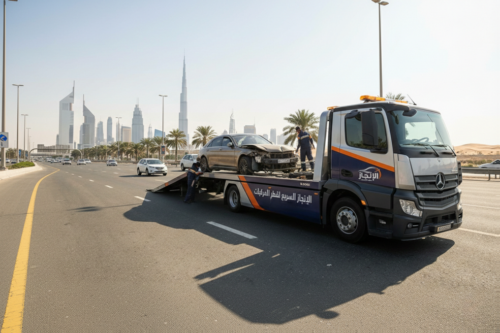 سحب السيارات التالفة والمعطلة